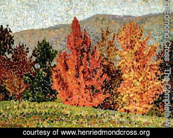 Henri Edmond Cross - Autumn Landscape, c.1903