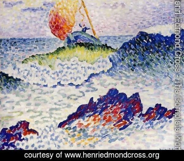 Henri Edmond Cross - The Shipwreck, 1906-07