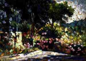 Henri Edmond Cross - The Flowered Terrace, 1905