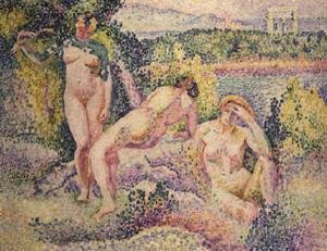Henri Edmond Cross - Three Nudes, 1906
