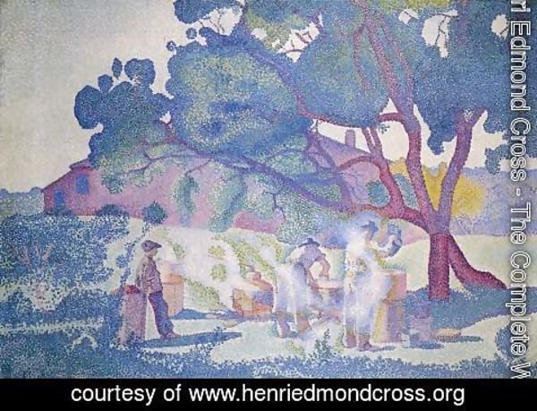 Henri Edmond Cross - The Farm, Morning