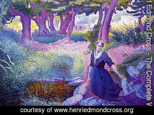 Henri Edmond Cross - The Washerwoman