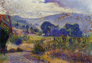 Henri Edmond Cross - Cabasson Landscape (study)