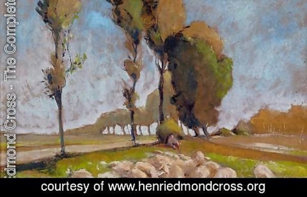 Henri Edmond Cross - Shepherd and Sheep