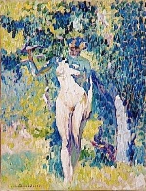Henri Edmond Cross - Nude in a Garden