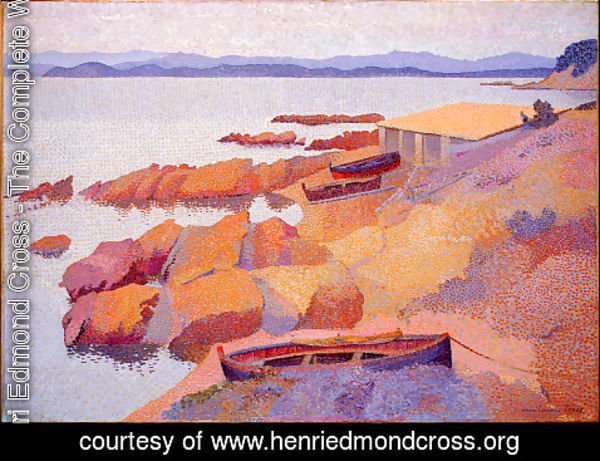 Henri Edmond Cross - Coast Near Antibes