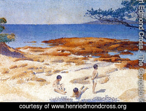 Henri Edmond Cross - Beach at Cabasson