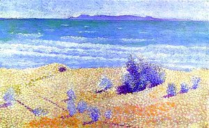 Henri Edmond Cross - Beach On The Mediterranian
