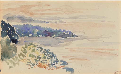 Rivage au crepuscule, Cavalaire