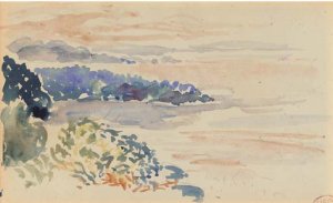 Rivage au crepuscule, Cavalaire