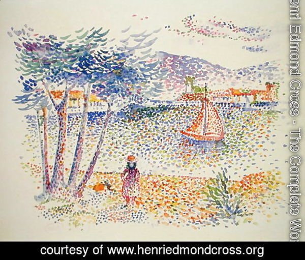 Henri Edmond Cross - Sailing Boats at the Seaside