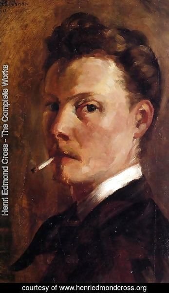 Henri Edmond Cross - Self Portrait with Cigarette