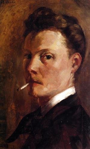 Henri Edmond Cross - Self Portrait with Cigarette