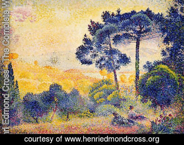 Henri Edmond Cross - Provence Landscape