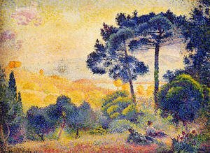 Henri Edmond Cross - Provence Landscape