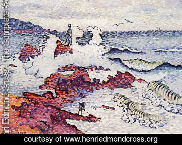 Henri Edmond Cross - The Mediterranean, East Wind