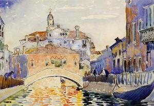 Henri Edmond Cross - Venetian Canal