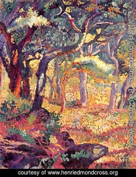 Henri Edmond Cross - Study for 'The Clearing"