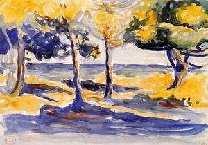 Henri Edmond Cross - Trees by the Sea
