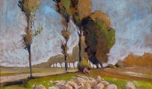 Henri Edmond Cross - Shepherd and Sheep