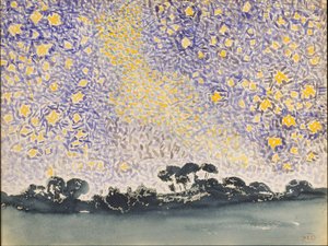 Henri Edmond Cross - Landscape with Stars