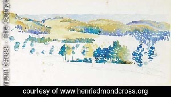 Henri Edmond Cross - Paysage Du Midi De La France