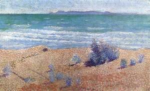 Henri Edmond Cross - Beach on the Mediterranean