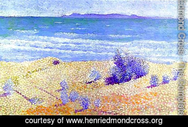 Henri Edmond Cross - Beach On The Mediterranian