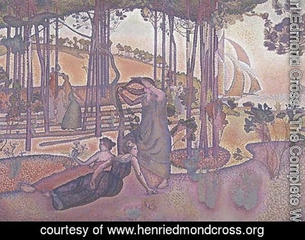 Henri Edmond Cross - Evening Breeze, 1893-94